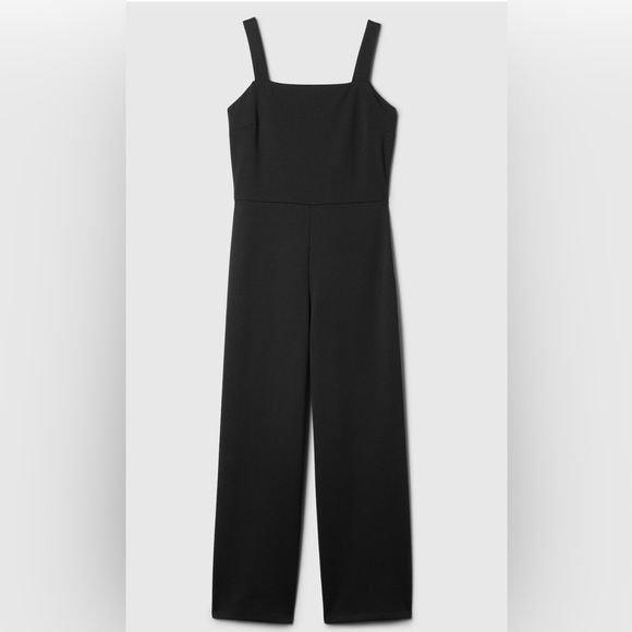 GAP Pants - NEW Gap Ponte Square Neck Knit Jumpsuit-Size XXL-Black